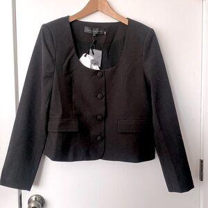 ENDLESS ROSE Cropped Button Down Top NWT